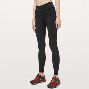 Lululemon Athletica (8) Black ‘Time to Sweat’ 28” Leggings / Workout Tights